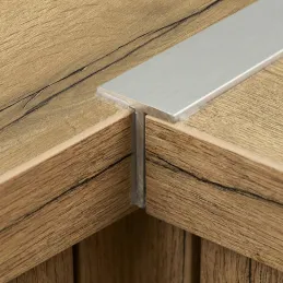 Univerzalna spojna letvica za radnu ploču 38 mm za ravni ABS rub / Aluminij