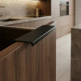 Ručka za rub vrata DIAZ / Crna mat