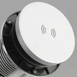 Izvlačna utičnica LEGIA FRENCH 2x230V + USB A-C + svjetlo / Bijela mat