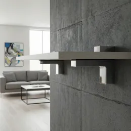 Nosač police QUADRO / sjajni krom