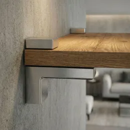 Držač police QUADRO / Nehrđajući čelik