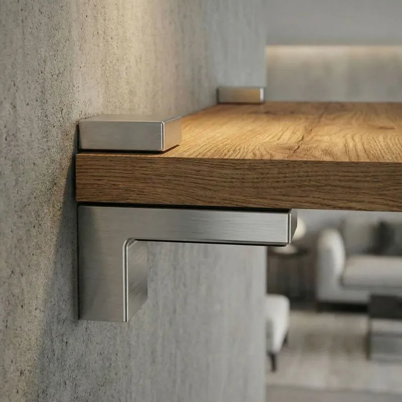 Držač police QUADRO / Nehrđajući čelik