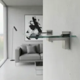 Držač police QUADRO / Nehrđajući čelik