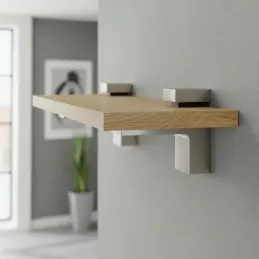 Držač police QUADRO / Nehrđajući čelik