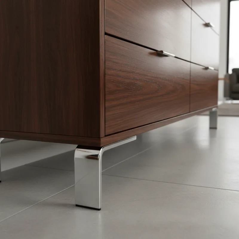 Noga za namještaj SORTE / Sjajni krom