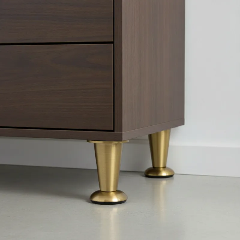 Noga za namještaj PALMA / Brušena mjed