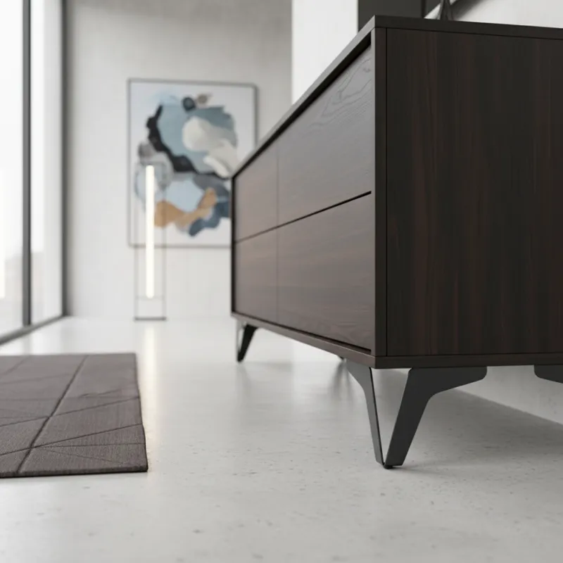 Namještajna noga VENEA / Mat crna