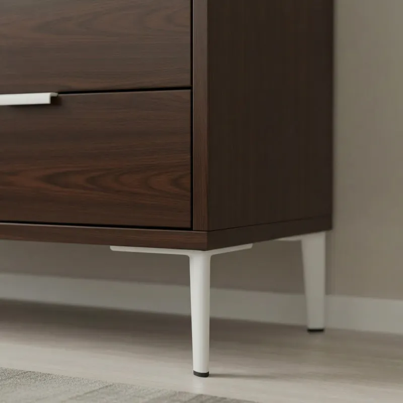 Namještajna nožica GOLEM / Bijela mat