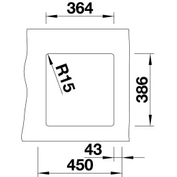 Keramički sudoper Blanco PALONA 6 / s povlačnom ručkom