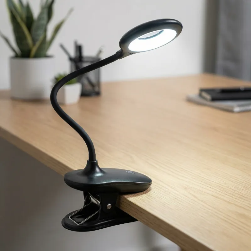 Stolna LED lampa s pričvršćivanjem za stol 4W ALBO / Crna