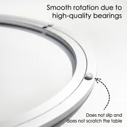 Rotirajući sustav za ispod police ili TV 400 mm / Aluminij