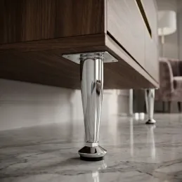 Noga za namještaj EUROPE / sjajni krom