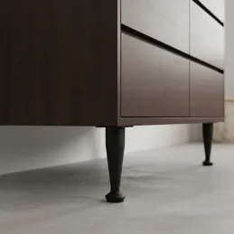 Noga za namještaj EUROPE / Crna mat završna obrada