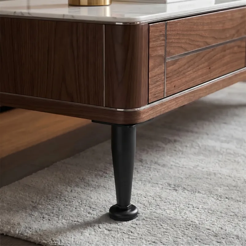 Noga za namještaj EUROPE / Crna mat završna obrada