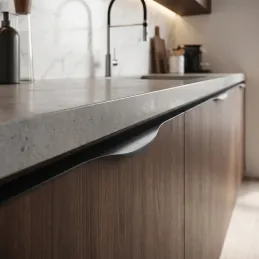 Ručka za rub vrata PABLO / Crna mat završna obrada