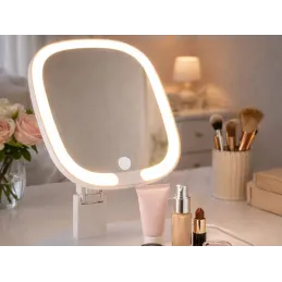 Kozmetičko ogledalo s LED svjetlom LIANO / Bijela