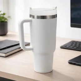 Termo čaša za piće TROPHY 1200 ml / Bijela