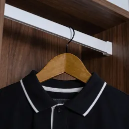 SLIM vješalica za LED traku s pokrovom / Bijela mat