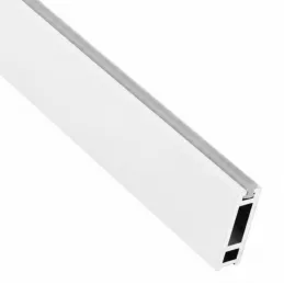 Vješalica šipka 1m SLIM za LED traku s završecima / Bijela mat