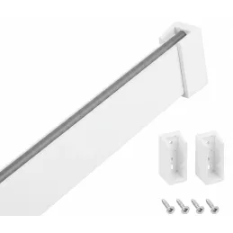 Vješalica šipka 1m SLIM za LED traku s završecima / Bijela mat