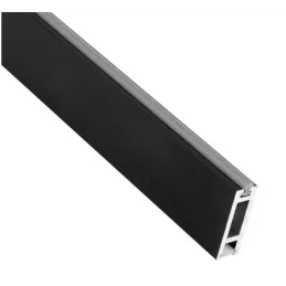 Vješalica šipka 1m SLIM za LED traku s završecima / Crna mat