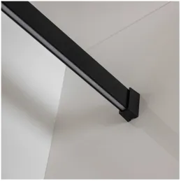 Vješalica šipka 1m SLIM za LED traku s završecima / Crna mat