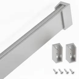 Vješalica šipka 1m SLIM za LED traku s završecima / Aluminij