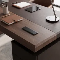 Unutarnja utičnica SLIM BOX SCHUKO 3x 230V / Crna mat