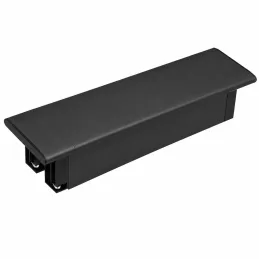 Unutarnja utičnica SLIM BOX SCHUKO 3x 230V / Crna mat