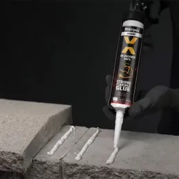 Lepilo MS POLYMER 290 ml s trenutnom fiksacijom / Bijela