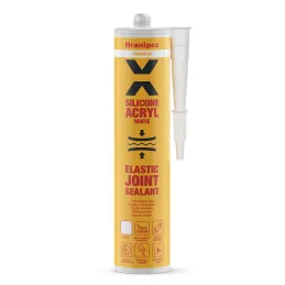 Silikonsko-akrilni kit 280 ml / Bijeli