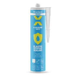 Univerzalni acetatni silikon 280 ml / Bijeli