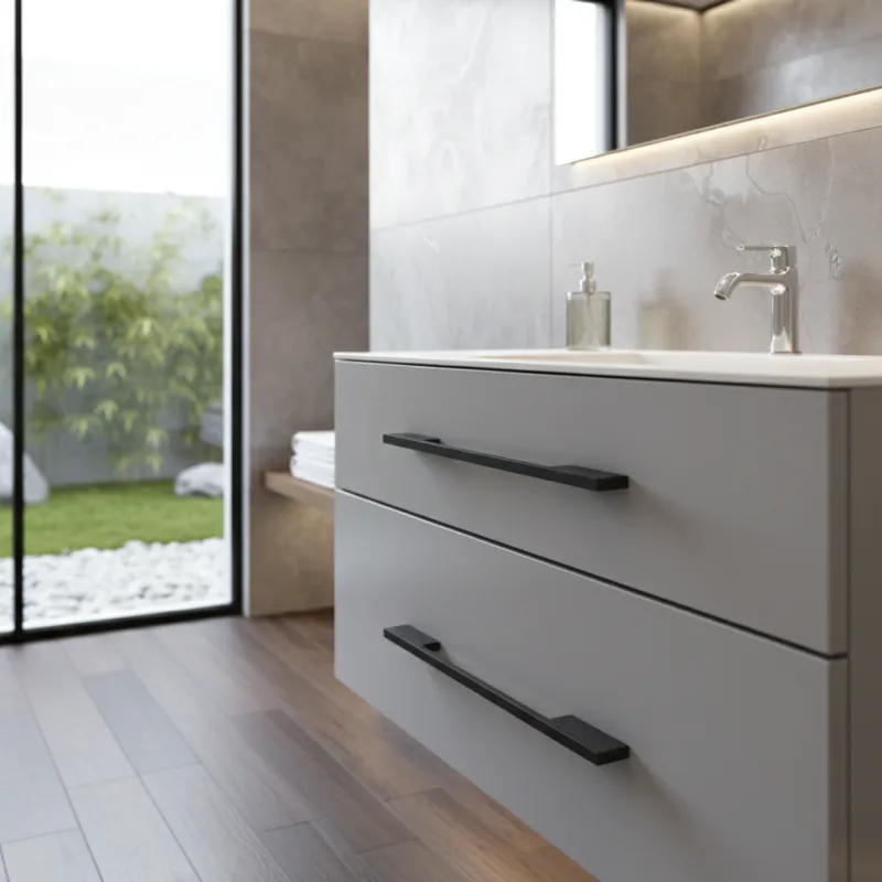 Ručka VELVET / Brušena crna