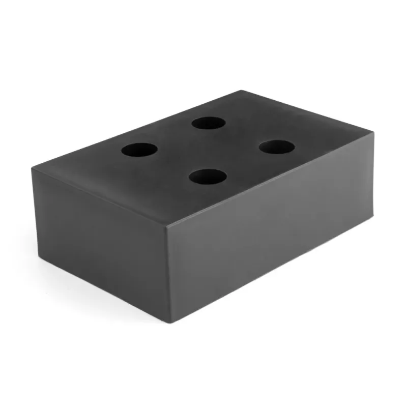 Plastična nožica 30 mm 100x60 / Crna mat