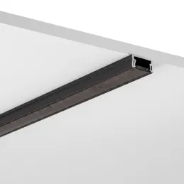 Aluminijska letvica ZARIA za LED osvjetljenje s crnim poklopcem / Crna mat