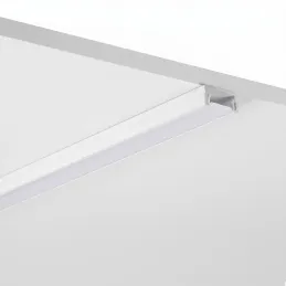 Aluminijska letvica ZARIA za LED osvjetljenje s mliječnim poklopcem / Bijela mat