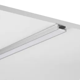 Aluminijska letvica ZARIA za LED osvjetljenje s mliječnim poklopcem / Aluminij