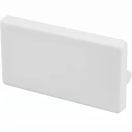 Krajni dio za LED profil ZARIA - bez rupe / Bijela mat