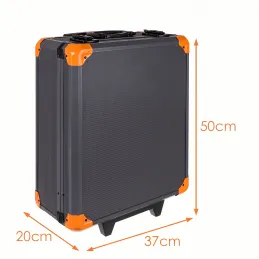 Set alata 1000 komada s aluminijskim kolicima / Antracit