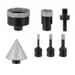 Profesionalni 7-dijelni set dijamantnih krunskih svrdla 6 - 68 mm s koferom