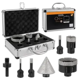 Profesionalni 7-dijelni set dijamantnih krunskih svrdla 6 - 68 mm s koferom