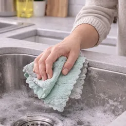 Set od mikrovláknastih krpa TOPCLEAN - 10 kom