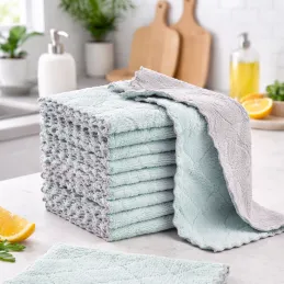 Set od mikrovláknastih krpa TOPCLEAN - 10 kom
