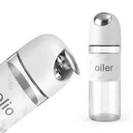 Staklena boca za maslinovo ulje ili ocat s automatskim otvaranjem 510 ml / Bijela