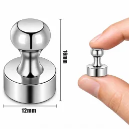 Set od 16 magneta za hladnjak / Krom
