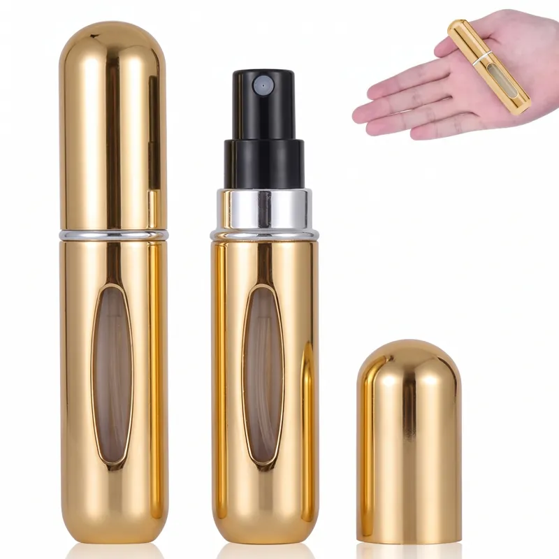 Putni raspršivač za parfem 5 ml / Zlatni