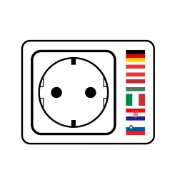 Izvlačna utičnica AMBIENTE SCHUKO 3x230V + USB A-C / Crna mat
