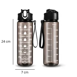 Sportska boca za vodu FIT ONE 750 ml / Crna