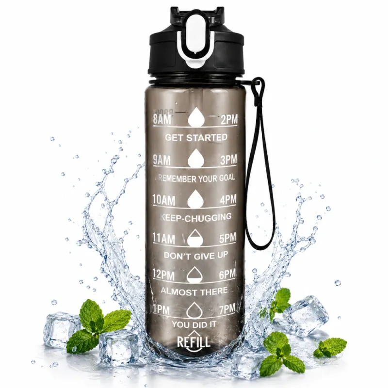 Sportska boca za vodu FIT ONE 750 ml / Crna