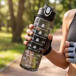 Sportska boca za vodu FIT ONE 750 ml / Crna